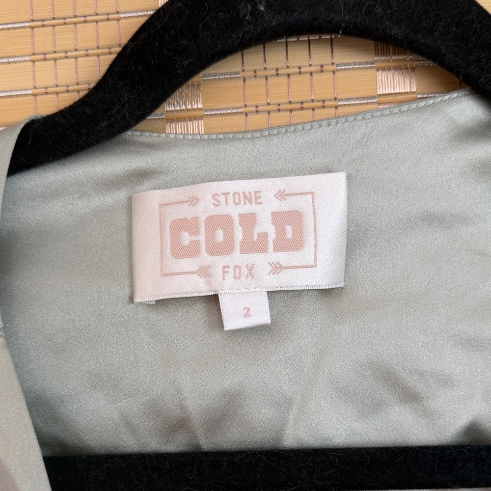 Stone Cold Fox Long Sleeve Dress in Light Gray - Picture 5 of 8